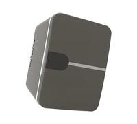 DXEHSEUY Mini réfrigérateur compact léger pour nourriture, appartement, bureau, gris