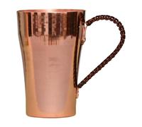 DXEHSEUY Moscow Mules Tasse 400 ml en cuivre pur robuste avec poignée pour thé, lait