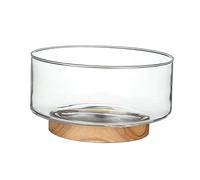 DXEHSEUY Plateau de service nordique avec piédestal en bois pour tables de salle à manger S