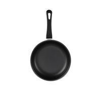 DXEHSEUY Poêle à omelette avec poignée anti-brûlure pour pique-nique, maison, barbecue, 20 cm, noir