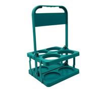 DXEHSEUY Porte-bouteilles pliable pour 4 bouteilles d'eau - Panier de transport de bière, Vert, 18 x 19 x 32 cm, 18x19x32cm