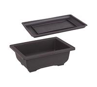 DXEHSEUY Pots d'entraînement avec plateau moderne, robuste, pratique, portable pour cour, terrasse, rectangulaire, S