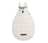 DXEHSEUY Sac à dos de tennis de grande capacité avec sangle réglable en polyester, blanc, 43 x 29,5 x 4 cm