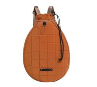 DXEHSEUY Sac à dos de tennis de grande capacité avec sangle réglable en polyester, marron, 43 x 29,5 x 4 cm