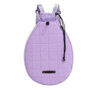 DXEHSEUY Sac à dos de tennis de grande capacité avec sangle réglable en polyester, violet, 43 x 29,5 x 4 cm