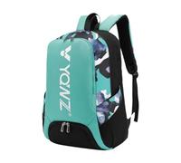 DXEHSEUY Sac de tennis avec compartiment à chaussures Sac à bandoulière léger Sac à dos de badminton Vert/bleu/noir