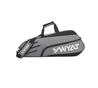 DXEHSEUY Sac de transport pour raquette de badminton, sac de sport en plein air, fermeture éclair, gris noir, 72 x 11 x 16 cm