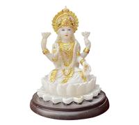 DXEHSEUY Statue de la déesse hindoue Lakshmi Lakshmi pour salon, armoire, bureau