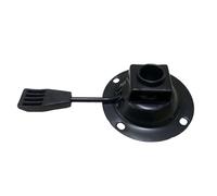 DXEHSEUY Tabouret de bar avec plaque de base pivotante et cadre en métal - Accessoires réglables - Diamètre : 13,5 cm