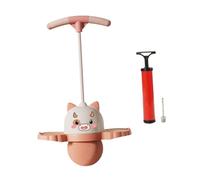 DXEHSEUY Tiger Balle sauteuse avec poignée pour enfants pour exercice en plein air Équilibre Capacité Sports Rose