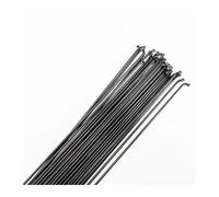 Dxhntskxo FoyBicycle Lot de 36 rayons et tétons en acier inoxydable 304 de 2 mm, noir mat pour VTT et vélo de route (40-350 mm) - Ajustement ultra large (14G, 120 mm, 36 pièces)