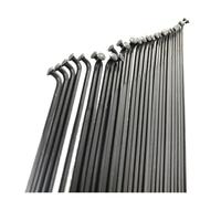 Dxhntskxo J-Bend Lot de 12 rayons plats 1423, 14 G 2,0 mm, pour vélo de route et réparation (235 mm)