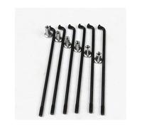 Dxhntskxo Lot de 36 rayons et de vélo électrique noirs 12 G - Rayons robustes en acier de 2,5 mm pour vélo électrique (200-263 mm) - Kit de remplacement de roue à couple élevé (kaki foncé)