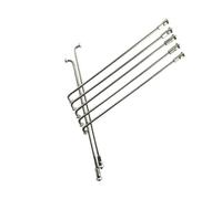 Dxhntskxo Lot de 36 rayons et écrous de vélo électrique 13G, 2,25 mm en acier inoxydable 304, kit de rayons pour roues de 122 à 240 mm - Comprend des embouts (13G 178 mm NL, 36 pièces)