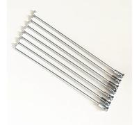 Dxhntskxo Lot de 40 rayons et tétons de vélo électrique 10 g - Rayons en acier 45# de 3,18 mm pour vélos électriques et VTT (100-230 mm) - Kit de remplacement de roue à couple élevé (225 mm)