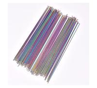 Dxhntskxo Oil Slick Rainbow FoyBicycle Spoke, 1 pièce anodisée colorée pour et vélo de route - Choisissez votre longueur : 259/261/271/273/291/293 mm. Personnalisation et mise à niveau esthétique (273