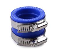 DXHSLH Adaptateur de collecteur de Tuyau d'admission en Caoutchouc Bleu/Rouge, 28mm 30mm, Interface de Manchon de démarrage for carburateur de Moto (Color : Blue)