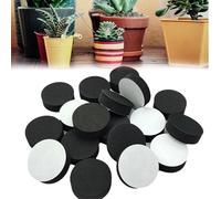 DXIA 30 Pieds de Pot de Plantes, Pieds Invisibles pour Pots D'extérieur, Pieds de Pot de Plantes Invisibles,Tapis de Pied pour Pot de Fleurs, Ascenseur de Pot de Plantes avec Coussin Auto - Adhésif