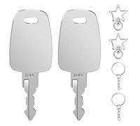 DXiongW TSA 007 Lot de 2 Clés Multifonctionnelles TSA007 Clé à Bagages Universelle TSA Clés Principale et Porte Clé Compatible avec Bagage de Voyage Cadenas Valises Mot de Passe Serrures TSA