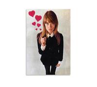 DXLFHG Françoise Hardy Poster mural imperméable moderne Décoration murale unique Excellent souvenir pour les anniversaires et les anniversaires Style sans cadre 20 x 30 cm