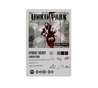 DXLFHG Hybrid Theory-Linkin Park Poster moderne imperméable Décoration murale unique Idéal pour les anniversaires et les anniversaires Style sans cadre 50 x 75 cm