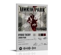 DXLFHG Hybrid Theory-Linkin Park Poster moderne imperméable Décoration murale unique Idéal souvenir pour anniversaires et anniversaires Style cadre 40 x 60 cm