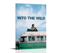 DXLFHG Into The Wild Poster mural imperméable moderne Décoration d'intérieur unique Excellent souvenir pour les anniversaires et les anniversaires Style cadre 60 x 90 cm