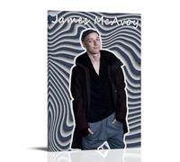 DXLFHG James McAvoy Poster moderne imperméable Décoration murale unique Décoration d'intérieur Excellent souvenir pour les anniversaires et les anniversaires Style cadre 40 x 60 cm