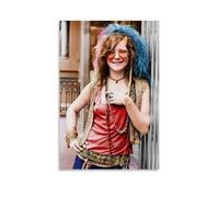 DXLFHG Janis Joplin Poster imperméable moderne - Décoration murale unique - Excellent souvenir pour les anniversaires et les anniversaires - Style sans cadre - 60 x 90 cm