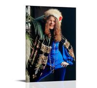 DXLFHG Janis Joplin Poster moderne imperméable - Décoration murale unique - Excellent souvenir pour les anniversaires et les anniversaires - Style cadre - 20 x 30 cm