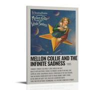 DXLFHG Poster imperméable moderne et imperméable avec inscription « The Smashing Pumpkins Mellon Collie And The Infinite Sadness » - Décoration murale unique - Excellent souvenir pour les