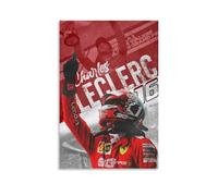 DXLFHG Poster moderne imperméable Charles Leclerc - Décoration murale unique - Excellent souvenir pour les anniversaires et les anniversaires - Style sans cadre - 60 x 90 cm