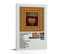 DXLFHG Poster moderne imperméable Erykah Badu Mama's Gun - Décoration murale unique - Excellent souvenir pour les anniversaires et les anniversaires - Style cadre 50 x 75 cm