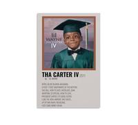 DXLFHG Poster moderne imperméable Lil Wayne Tha Carter IV - Décoration murale unique - Excellent souvenir pour les anniversaires et les anniversaires - Style sans cadre - 50 x 75 cm