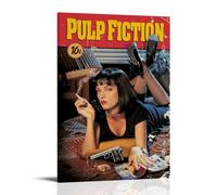 DXLFHG Poster Pulp Fiction moderne imperméable - Décoration murale unique - Excellent souvenir pour les anniversaires et les anniversaires - Style cadre 40 x 60 cm