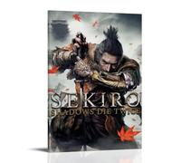 DXLFHG Sekiro Shadows Die Twice Poster moderne imperméable - Décoration murale unique - Excellent souvenir pour les anniversaires et les anniversaires - Style cadre 40 x 60 cm