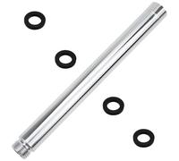 DXLing 22.5cm Tube Prolongateur de Douche Bras de Douche Extension en Acier Inoxydable Chromage électrodéposant Tuyau de Douche Rond pour Pommeau de Douche de Salle De Bains