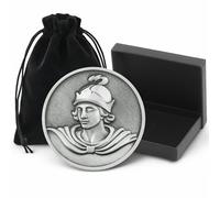 DXLing Médaille de Saint Florian Ø 4cm Sainte Patron des Pompiers