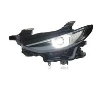 DXLSAEU Phares LED pour Mazda 3 Axela 2020-2023, feux de jour à LED, feux de jour cachés, Angel Eyes, phares de voiture(With yellow patch)