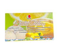 DXN Lion’s Mane Lemon Matcha - Thé Instantané au Citron et Champignon Lion’s Mane - 20 Sachets de 22 g - Boisson Rafraîchissante et Naturelle