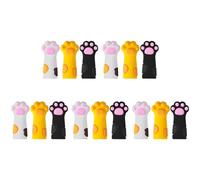 Dxoniislh 15 PièCes Mignon Pinces Couverture Manchon de Protection pour Ongles Cuticules Ciseaux Couverture Manucure PéDicure Outils Peau Morte Pinces à ÉPiler Casquette