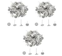 Dxoniislh 1500 Pièces Séries Mèches de Bougie 1 Pouce Mèche de Bougie à Faible Fumée avec Onglets en Métal Mèches de Lumière de Thé pour la Fabrication de Bougies