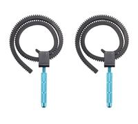 Dxoniislh 2X Bague de Mise AU Point, Bague de Zoom, Mise AU Point de L'Engrenage de Zoom avec Poignée en Alliage D'Aluminium Compatible pour Appareil Photo Reflex Numérique