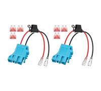 Dxoniislh 2X Remplacement du Connecteur de Faisceau de Câbles 12 AWG Compatible avec la Batterie Peg-Perego 12 V SLA sur Les D'Équitation de Véhicule