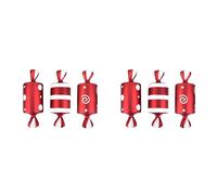 Dxoniislh 6 PièCes NoëL Décorer Grande Canne en Bonbon DIY de NoëL Pendentif Maison FêTe de NoëL Faveur Un Cadeau