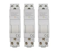 Dxoniislh Tuya Smart Life ZigBee Lot de 3 disjoncteurs DIN 1 pôle unipolaire avec contact sec avec application télécommande