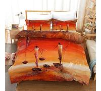DXSX Housse de Couette Africain Roi Personne Parures de Lit Femme Ensemble de Housse de Couette de Danse de Festival, Ensemble de literie de Style Ethnique (Afrique 01, 220 x 240 cm)