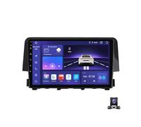 DXSYGMBN Android 13 Voiture Multimédia 9 Pouces Écran Tactile Radio pour Civic 2015~2020 Autoradio 2 DIN avec GPS/RDS/FM/DSP/Carplay/Auto, AHD Caméra De Recul,8 Core m600s 6g+128g