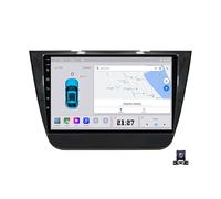DXSYGMBN Android 14 Autoradio Carplay Android Auto sans Fil Bluetooth 2 Din Voiture Écran Tactile 9 Pouces Compatible avec MG ZS 2014~2017 avec GPS, RDS, USB, Commande Au Volant,C20 Pro