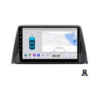 DXSYGMBN Android 14 Autoradio Carplay Android Auto sans Fil Bluetooth 2 Din Voiture Écran Tactile 9 Pouces Compatible avec Peugeot 308 2016~2018 avec GPS, RDS, USB, Commande Au Volant,C20 Pro